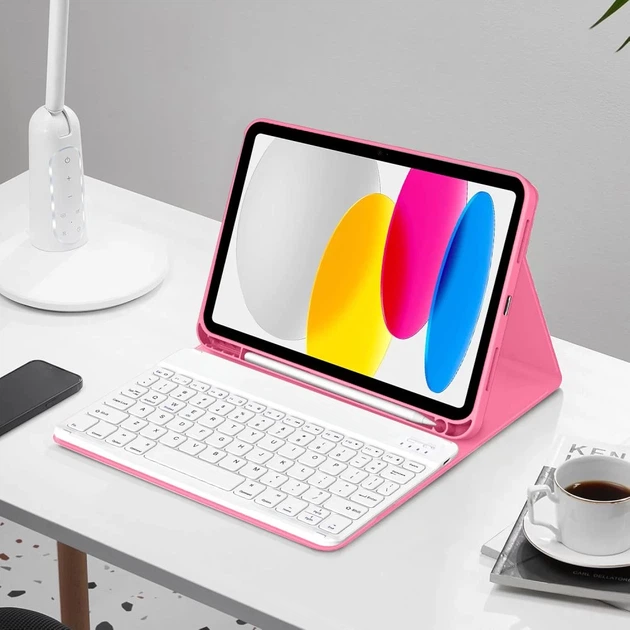 Чехол Tech-Protect SC Pen + Keyboard для iPad 11 2025 11th Gen | 10.9 2022 10th Gen Magenta (5906302335251) - изображение 3