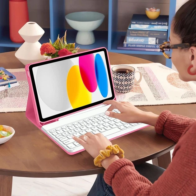 Чехол Tech-Protect SC Pen + Keyboard для iPad 11 2025 11th Gen | 10.9 2022 10th Gen Magenta (5906302335251) - изображение 8