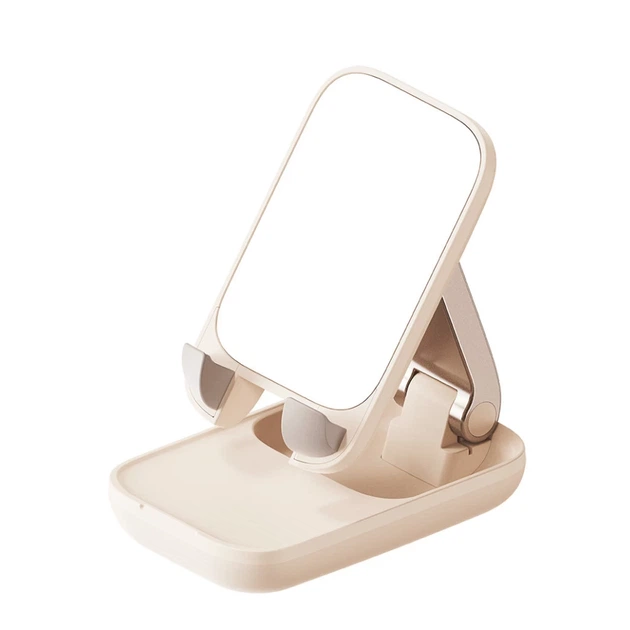 Підставка Baseus Seashell Series (with Mirror) Beige (B10551501411-00) - зображення 8