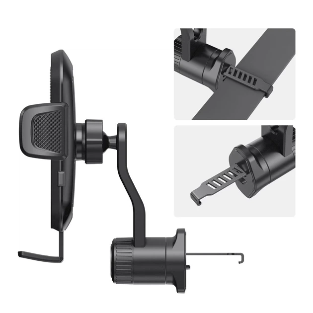 Автодержатель Tech-Protect V8 Universal Vent Black (5906302368631) - изображение 6