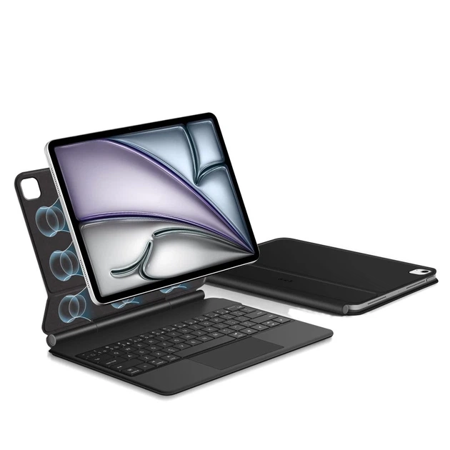 Чехол-клавиатура Tech-Protect SmartCase Magnetic для iPad Pro 12.9 6 | 5 | 4 (2022-2020) / Air 13 7 | 6 (2025-2024) Black (5906302363452) - изображение 4