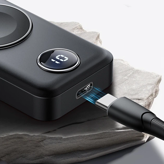 Бездротовий портативний зарядний пристрій Joyroom 2000mAh 3W для Apple Watch Black (JR-WQW01) - зображення 12