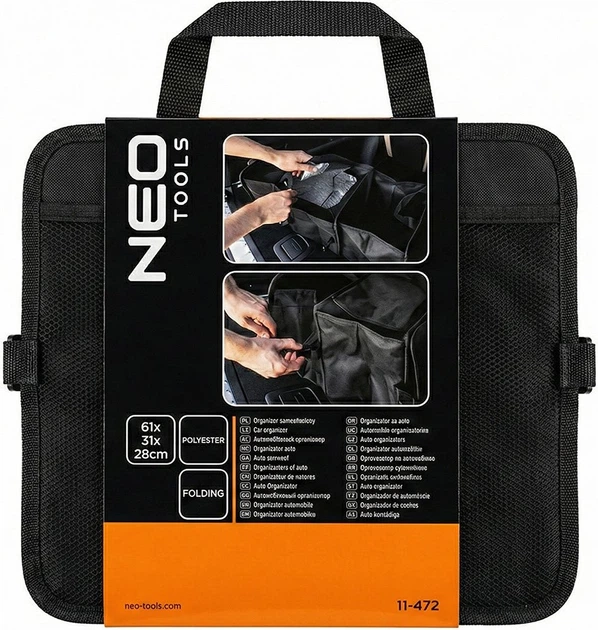 Organizer samochodowy do bagażnika NEO Tools składany z kieszenią termiczną 11-472 (5907558477252) - obraz 2
