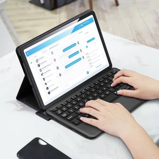 Чехол-клавиатура Dux Ducis Touchpad Keyboard Case для Samsung Galaxy Tab S6 Lite Black (6934913051863) - Фото 9 Чехол-клавиатура Dux Ducis Touchpad Keyboard Case для Samsung Galaxy Tab S6 Lite Black (6934913051863) - изображение 9