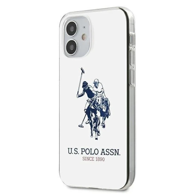 Чохол U.S. Polo Assn Shiny Big Logo для iPhone 12 mini White (USHCP12STPUHRWH) - зображення 2