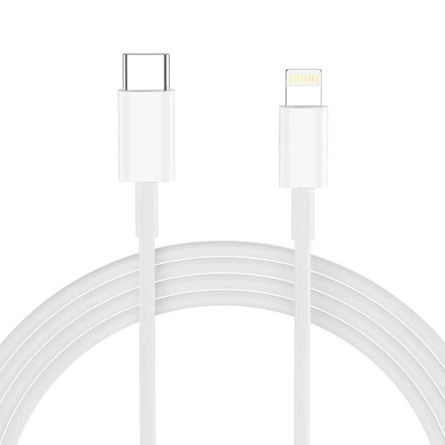 Мережевий зарядний пристрій Tech-Protect NC20W PD 20W USB-C with USB-C to Lightning Cable 1 m White (5906302362899) - зображення 6