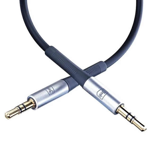 Кабель 3mk AUX Jack 3.5 mm 1m Black (5903108528771) - изображение 6