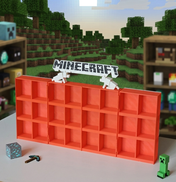 Стенд органайзер для фігурок Kinder Joy у стилі TNT Minecraft - изображение 2