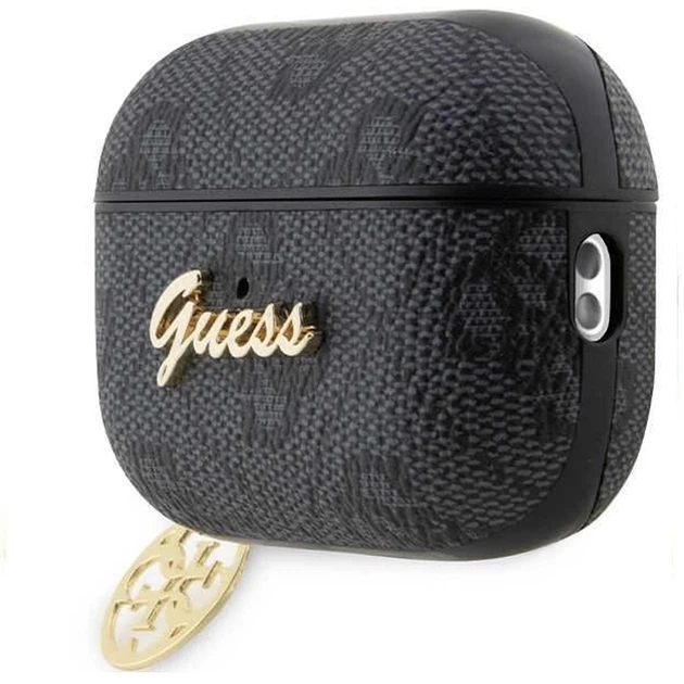 Чохол Guess 4G Charm Collection для AirPods Pro 2 Black (GUAP2G4GSMK) - зображення 3