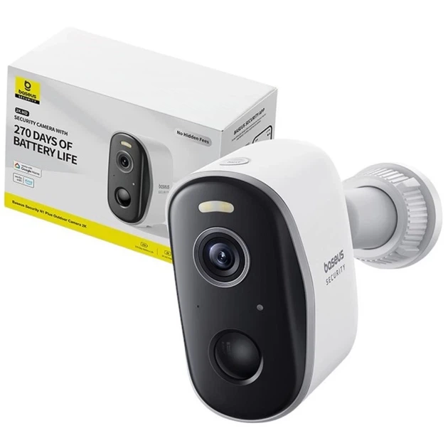 Камера видеонаблюдения Baseus N1 Plus 2K White (S0TY002131) - изображение 3