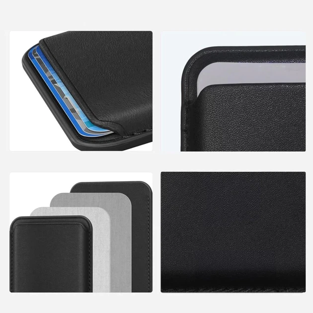 Магнітний гаманець Tech-Protect MagWallet Black with MagSafe (5906302370573) - зображення 3