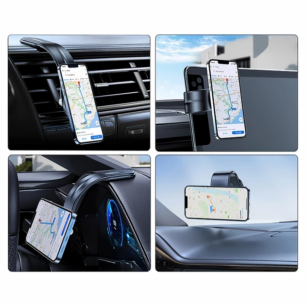 Автодержатель с функцией беспроводной зарядки Wozinsky 15W Black with MagSafe (WCZ2Y2S) - изображение 7