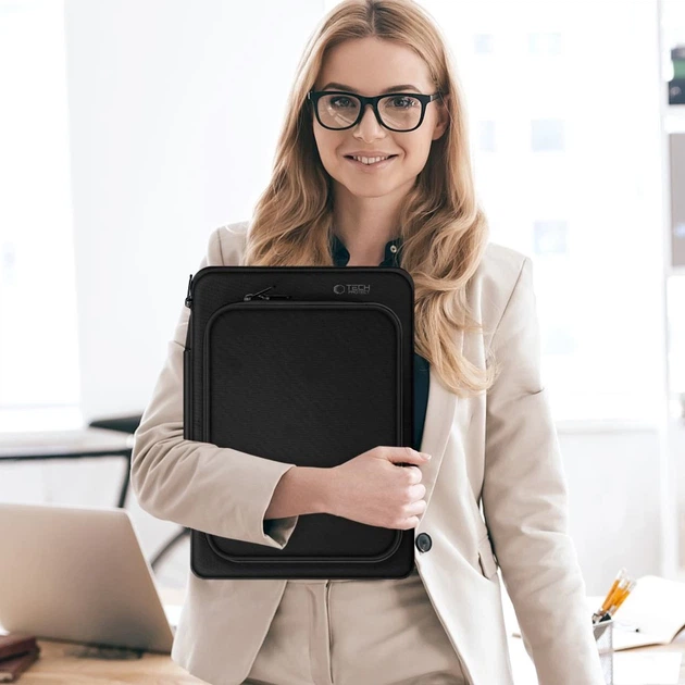 Сумка Tech-Protect Basic Bag 15-16" Black (5906302380633) - Фото 10 Сумка Tech-Protect Basic Bag 15-16" Black (5906302380633) - изображение 10