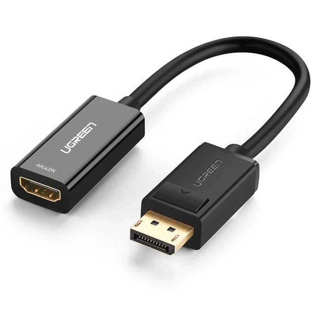 Адаптер Ugreen DisplayPort to HDMI Black (6957303843633) - Фото 1 Адаптер Ugreen DisplayPort to HDMI Black (6957303843633) - зображення 1