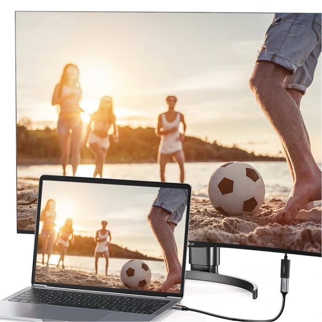 Адаптер Ugreen DisplayPort to HDMI Black (6957303843633) - Фото 3 Адаптер Ugreen DisplayPort to HDMI Black (6957303843633) - зображення 3