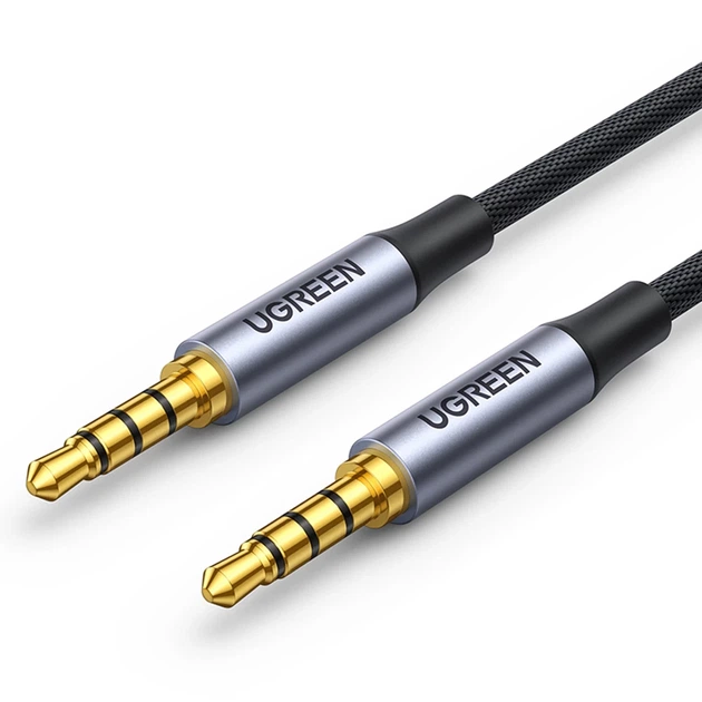 Кабель Ugreen AUX Mini Jack 3.5mm to 3.5mm Mini Jack 3m Black (UGR1186BLK) - Фото 1 Кабель Ugreen AUX Mini Jack 3.5mm to 3.5mm Mini Jack 3m Black (UGR1186BLK) - зображення 1