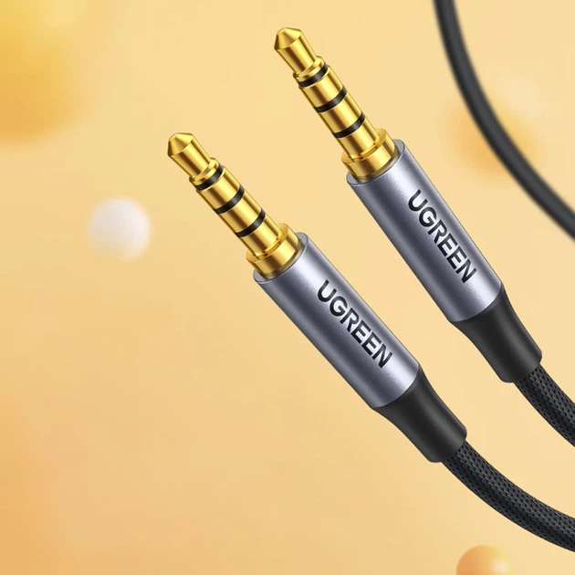Кабель Ugreen AUX Mini Jack 3.5mm to 3.5mm Mini Jack 3m Black (UGR1186BLK) - Фото 3 Кабель Ugreen AUX Mini Jack 3.5mm to 3.5mm Mini Jack 3m Black (UGR1186BLK) - зображення 3