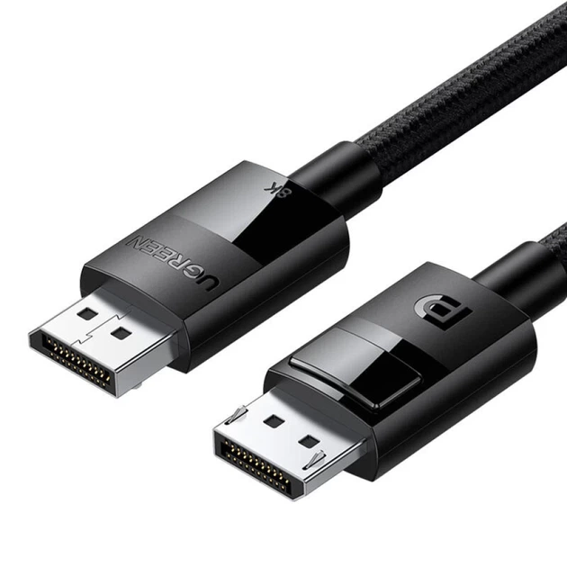 Кабель Ugreen DP114 DisplayPort to DisplayPort 8K 1.5m Black (80391) - Фото 1 Кабель Ugreen DP114 DisplayPort to DisplayPort 8K 1.5m Black (80391) - зображення 1