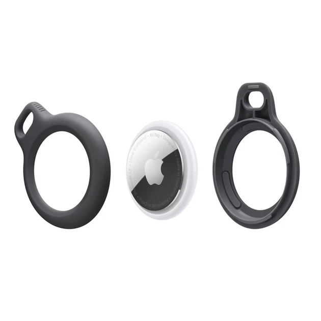 Брелок с кольцом Tech-Protect Rough для AirTag Black (9589046926198) - Фото 2 Брелок с кольцом Tech-Protect Rough для AirTag Black (9589046926198) - изображение 2