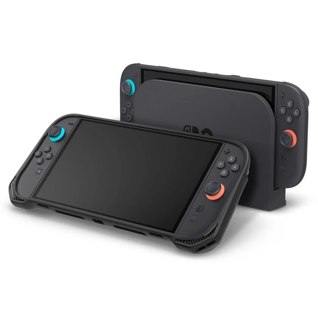 Чехол Spigen Rugged Armor для Nintendo Switch 2 Matte Black (ACS09075) - изображение 9