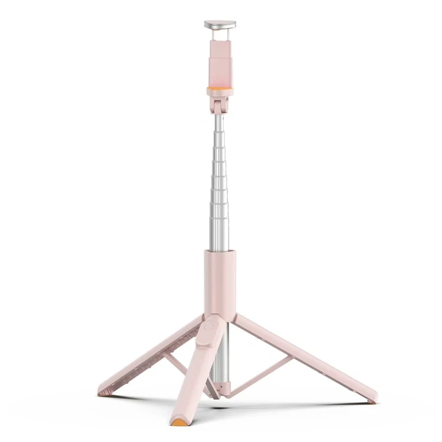 Универсальный штатив Tech-Protect Bluetooth Selfie Stick Tripod Pink (5906302330898) - Фото 4 Универсальный штатив Tech-Protect Bluetooth Selfie Stick Tripod Pink (5906302330898) - изображение 4
