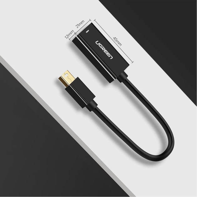 Адаптер Ugreen FHD (1080p) HDMI to Mini DisplayPort White (UGR1346WHT) - Фото 14 Адаптер Ugreen FHD (1080p) HDMI to Mini DisplayPort White (UGR1346WHT) - зображення 14