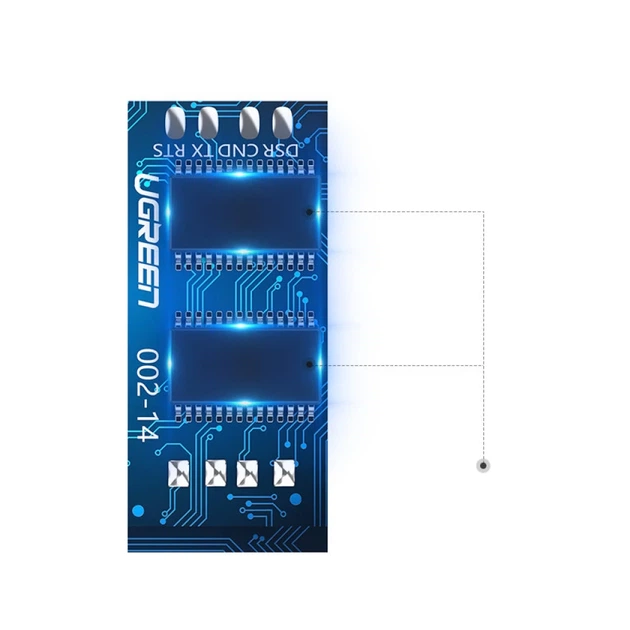 Кабель Ugreen USB-A to Ethernet RJ45 1.5m Black (UGR597BLK) - изображение 3