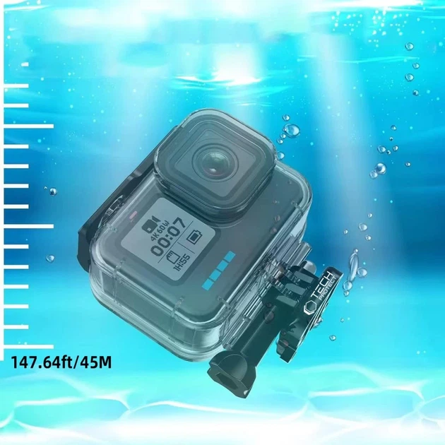 Водонепроницаемый чехол Tech-Protect GА200 Waterproof Case для GoPro Hero 9 | 10 | 11 | 12 | 13 Clear (5906302371785) - изображение 3