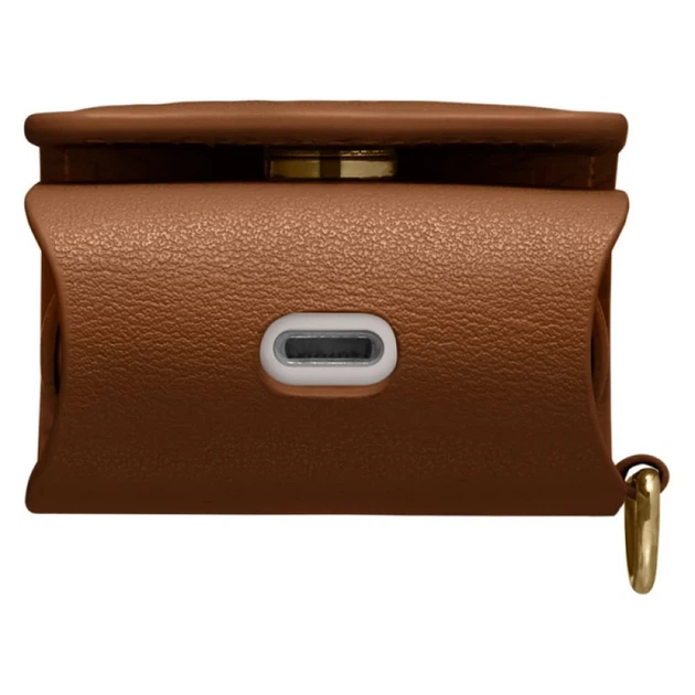 Чехол Spigen для AirPods La Manon Leather Brown (074CS26378) - изображение 5