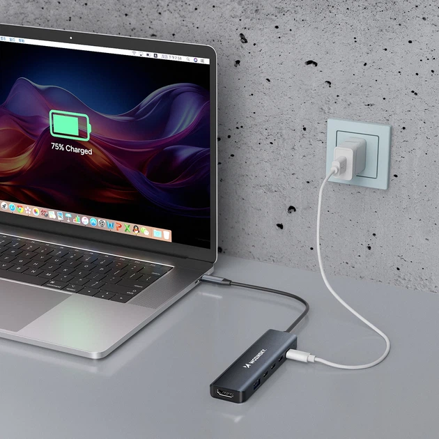 USB-хаб Wozinsky WHBC10Y4S USB-C 6 в 1 (5907769366437) - зображення 9