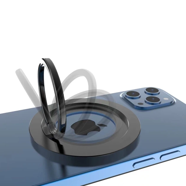 Магнитное кольцо Tech-Protect Magnetic Phone Ring Grey with MagSafe (9490713934609) - изображение 2