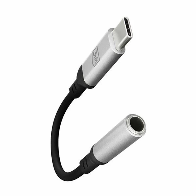 Адаптер 3mk USB-C to Jack 3.5 mm Black (5903108518055) - изображение 3