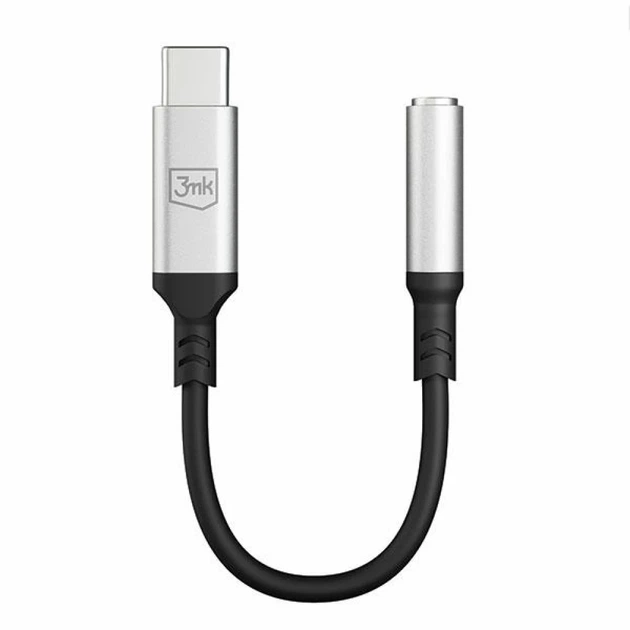 Адаптер 3mk USB-C to Jack 3.5 mm Black (5903108518055) - изображение 8