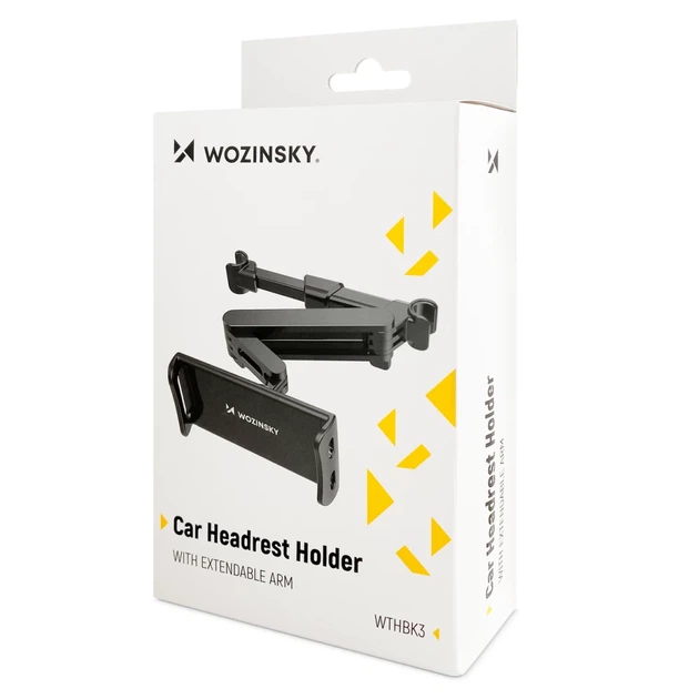 Автодержатель на подголовник Wozinsky Adjustable Headrest Holder Black WTHBK3 (5907769306716) - изображение 5