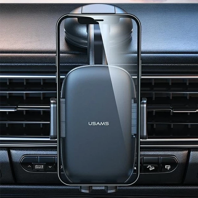 Автодержатель Usams ZJ063 Car Center Console Retractable Black (ZJ063ZJ01) - Фото 3 Автодержатель Usams ZJ063 Car Center Console Retractable Black (ZJ063ZJ01) - изображение 3