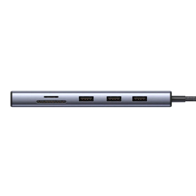 USB-хаб Ugreen CM498 10-in-1 USB-C to 3xUSB-A/USB-C/HDMI/VGA/RJ45/AUX 3.5mm/SD/TF Silver (15601) - Фото 5 USB-хаб Ugreen CM498 10-in-1 USB-C to 3xUSB-A/USB-C/HDMI/VGA/RJ45/AUX 3.5mm/SD/TF Silver (15601) - зображення 5