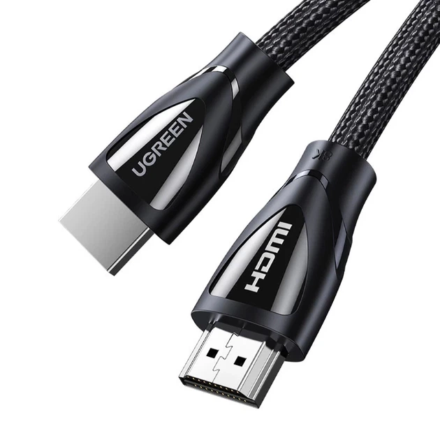 Кабель Ugreen HD140 HDMI to HDMI 2.1 8K 60Hz 3m Black (80404-ugreen) - Фото 1 Кабель Ugreen HD140 HDMI to HDMI 2.1 8K 60Hz 3m Black (80404-ugreen) - зображення 1