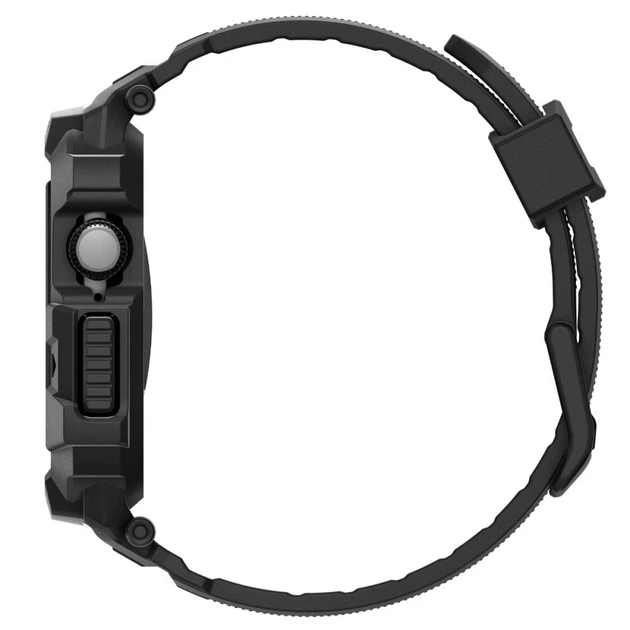 Чохол-ремінець Spigen Rugged Armor Pro V2 для Apple Watch 11 | 10 42 mm Matte Black (ACS10494) - зображення 5