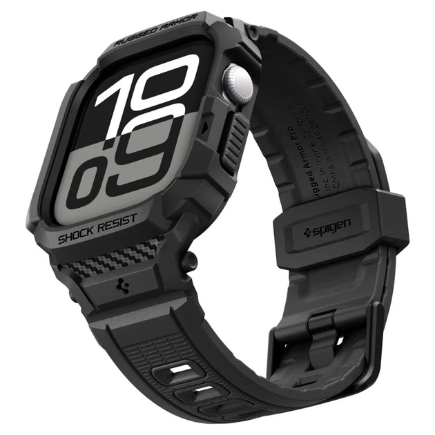Чохол-ремінець Spigen Rugged Armor Pro V2 для Apple Watch 11 | 10 42 mm Matte Black (ACS10494) - зображення 7