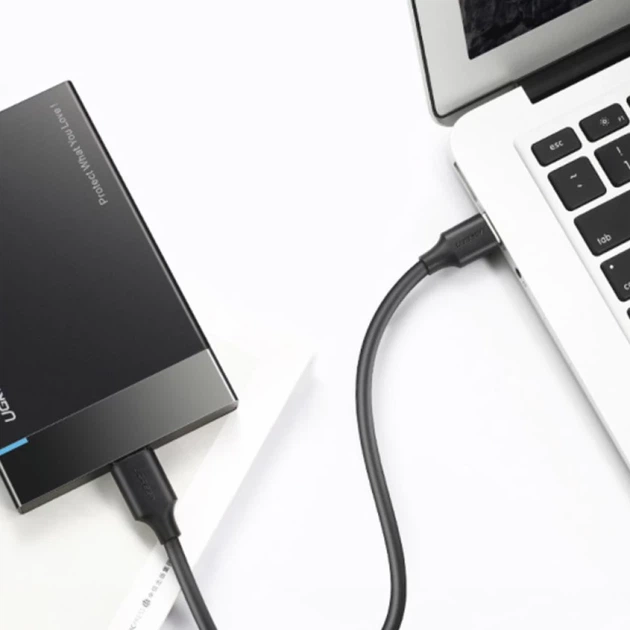 Кабель Ugreen USB-A to USB Type-C 3A 1m Black (6957303828821) - изображение 4