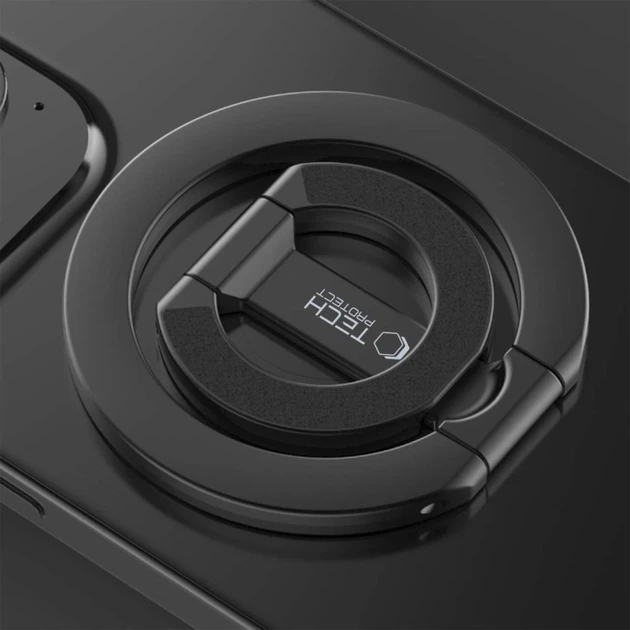 Кольцо-держатель Tech-Protect MMR400 Magnetic Black with MagSafe (5906302368648) - изображение 3