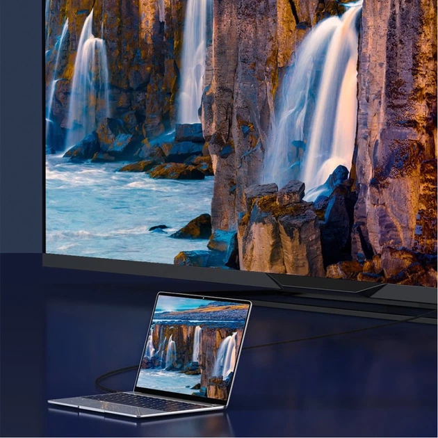 Кабель Baseus High Definition HDMI 8K to HDMI 8K 3m Black (CAKGQ-L01) - Фото 11 Кабель Baseus High Definition HDMI 8K to HDMI 8K 3m Black (CAKGQ-L01) - зображення 11