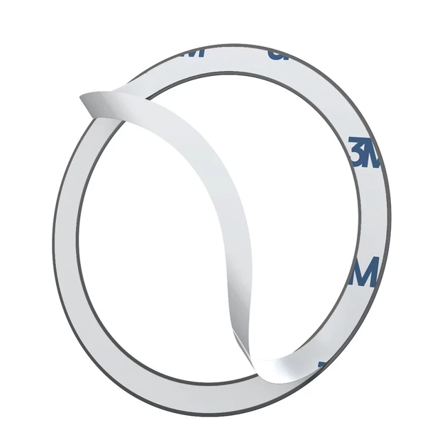 Магнитное кольцо Baseus Halo Series Magnetic Ring Silver Black (2 Pack) (PCCH000001) - изображение 2