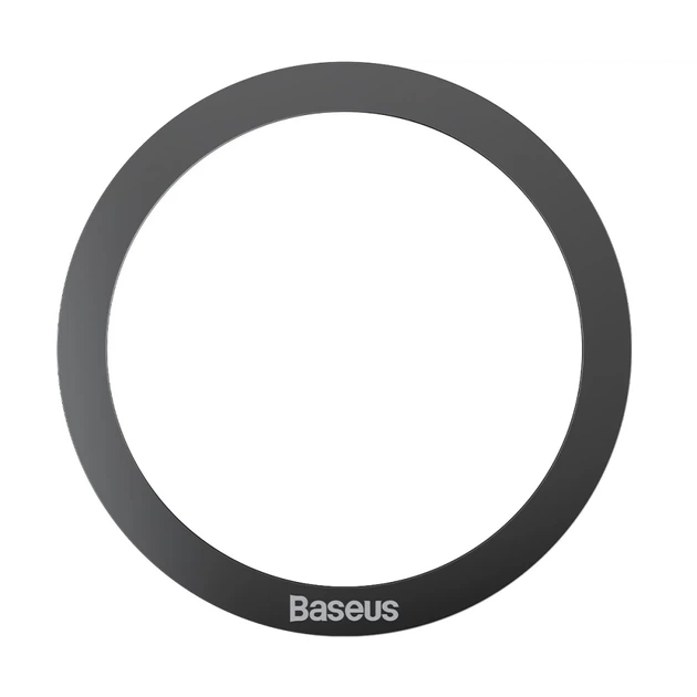 Магнитное кольцо Baseus Halo Series Magnetic Ring Silver Black (2 Pack) (PCCH000001) - изображение 7