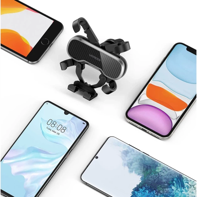 Автодержатель Ugreen Gravity Car Phone Holder Black (6957303888719) - Фото 6 Автодержатель Ugreen Gravity Car Phone Holder Black (6957303888719) - изображение 6