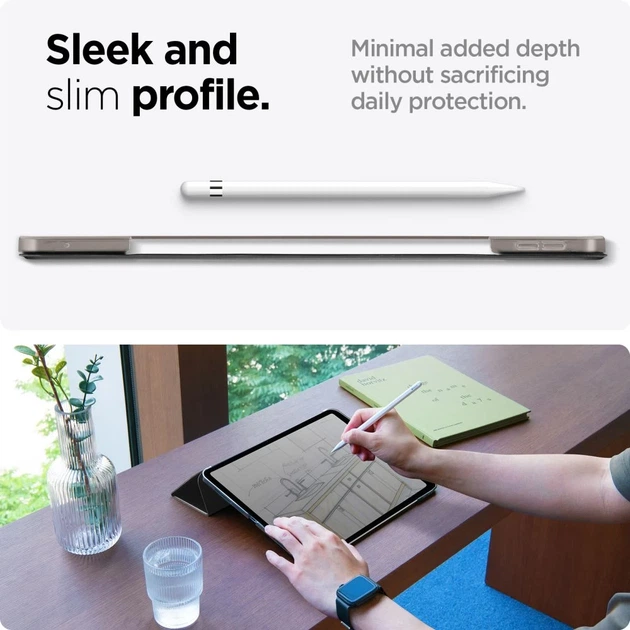 Чехол Spigen Smart Fold для iPad Pro 11 2024 5th Gen Black (ACS07025) - изображение 3