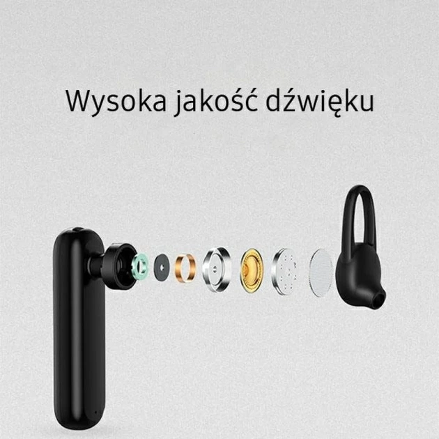 Bluetooth-гарнитура Beline Bluetooth LM01 White (5903657579965) - изображение 4
