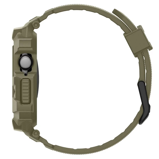 Чохол-ремінець Spigen Rugged Armor Pro V2 для Apple Watch 11 | 10 46 mm Vintage Khaki (ACS10507) - зображення 5