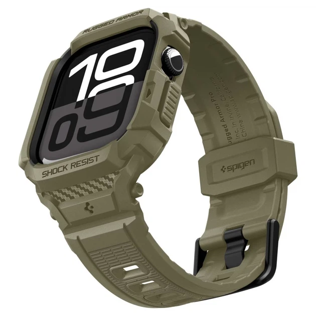 Чохол-ремінець Spigen Rugged Armor Pro V2 для Apple Watch 11 | 10 46 mm Vintage Khaki (ACS10507) - зображення 7