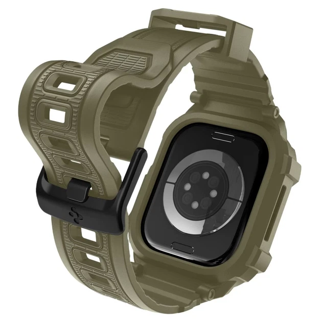 Чохол-ремінець Spigen Rugged Armor Pro V2 для Apple Watch 11 | 10 46 mm Vintage Khaki (ACS10507) - зображення 9